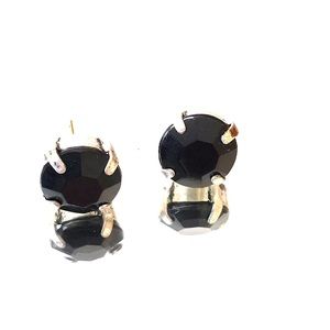 black studded earrings!